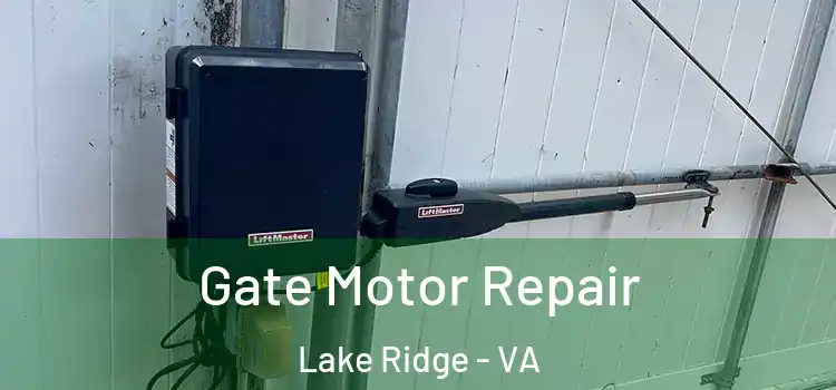 Gate Motor Repair Lake Ridge - VA